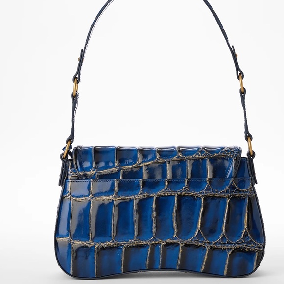 NWT 🌹Brahmin NERIDA ANCHOR NERINA Melbourne Leather Satchel ⭐NWT, REG, DUST BAG - Picture 6 of 13